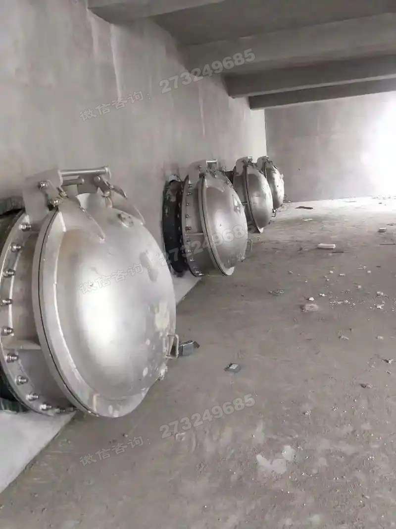 临河墙装不锈钢拍门
