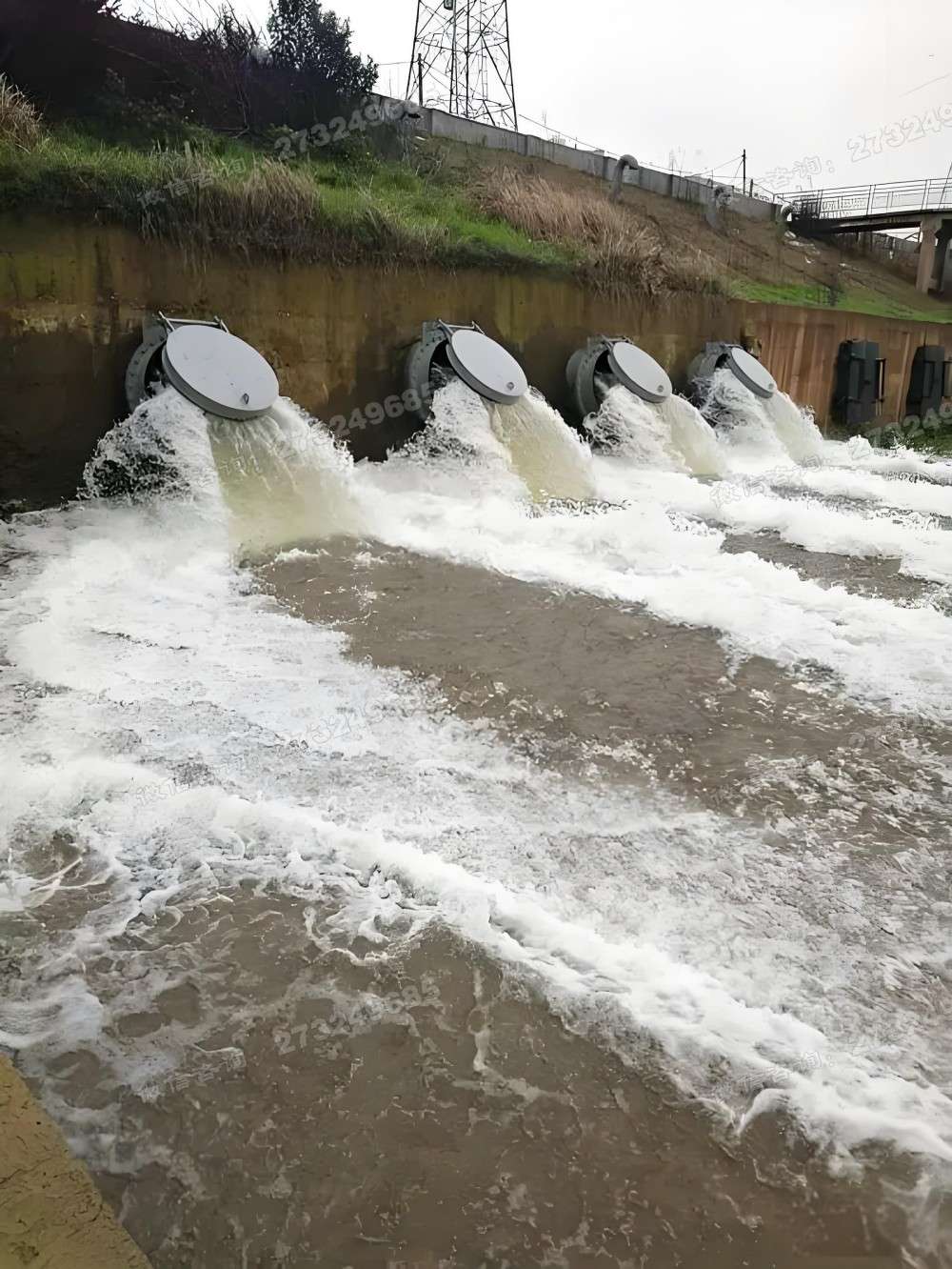 华亭县河岸排水钢制拍门