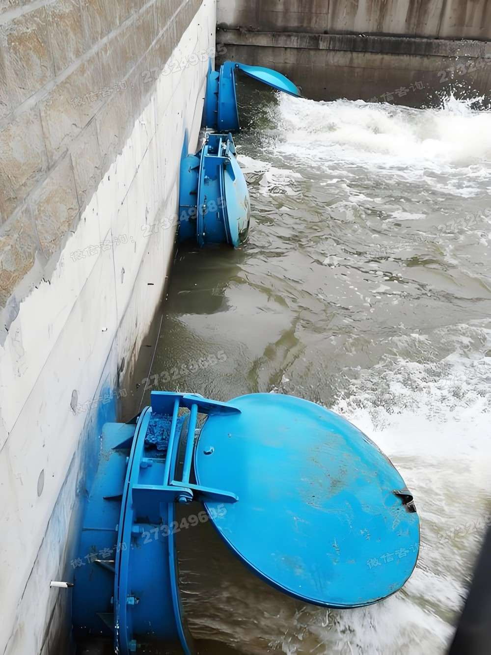 湘东钢制排水拍门