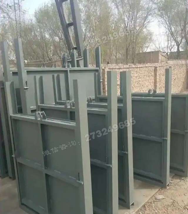 宁河灰色方形钢制闸门