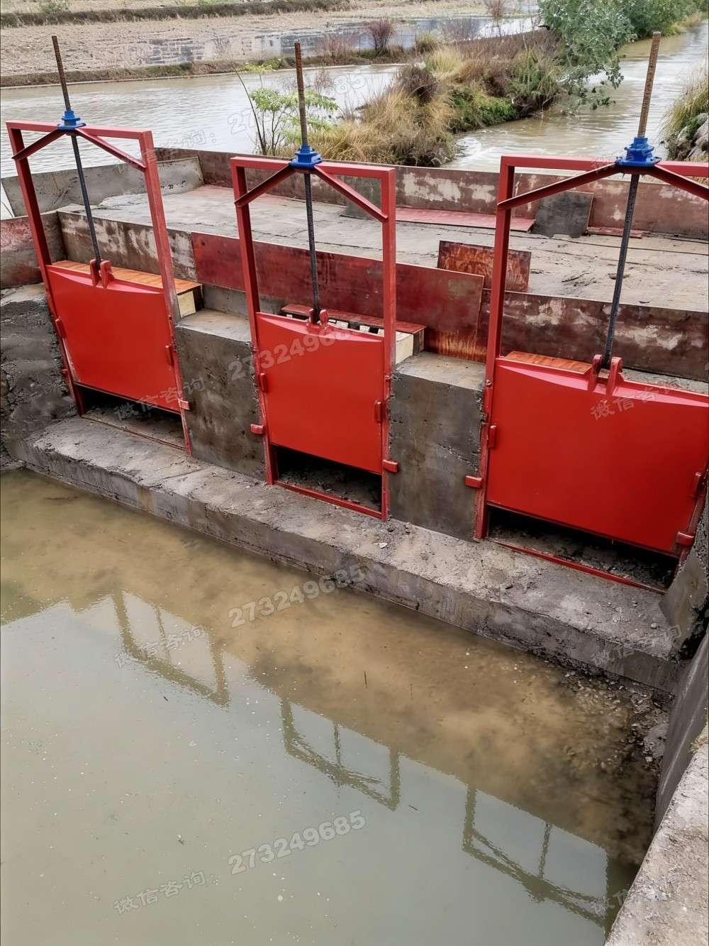 陇南河道控水铸铁闸门