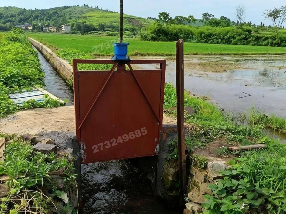 滴道水稻田铸铁闸门