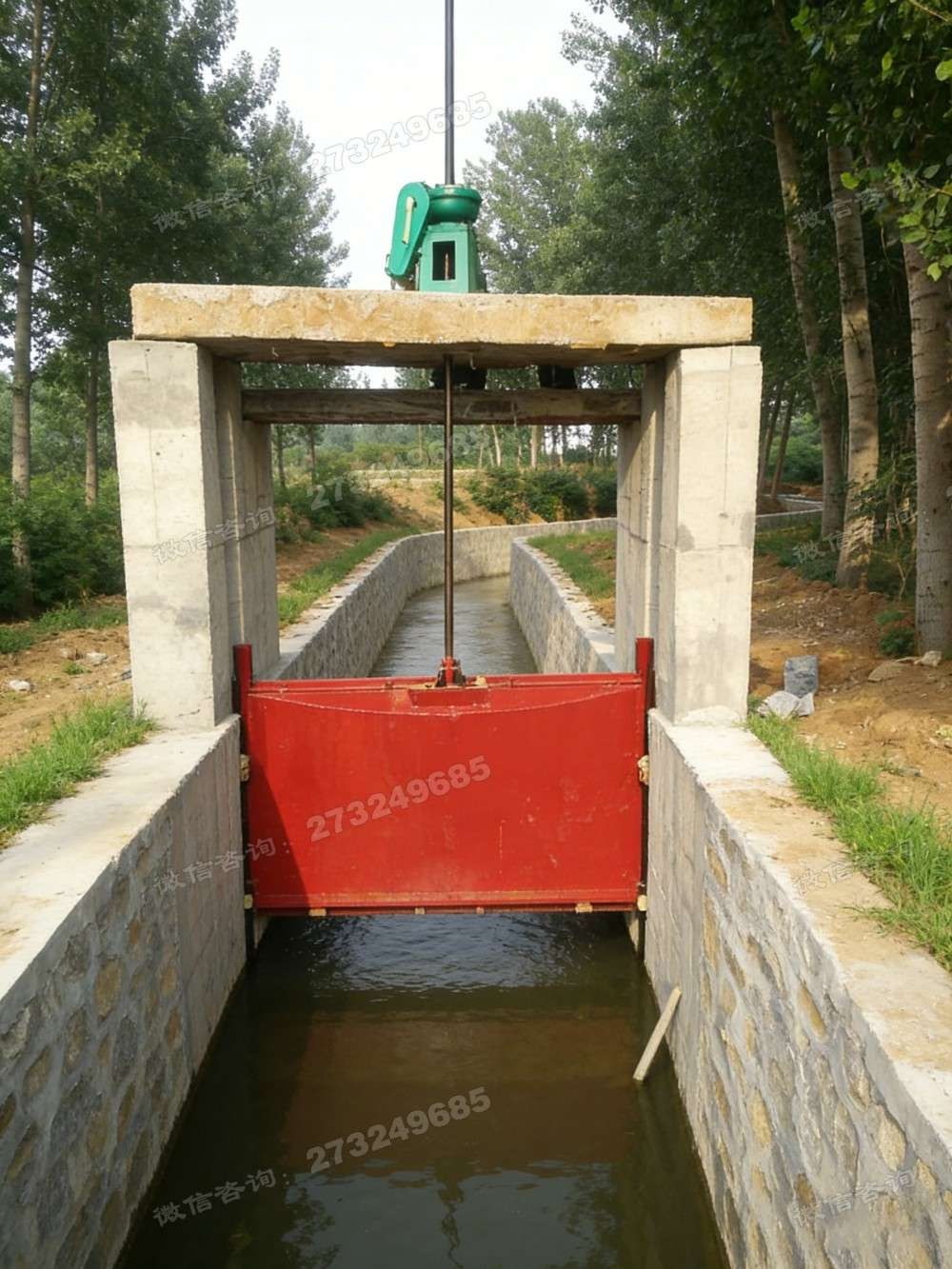 万宁石砌渠道铸铁闸门