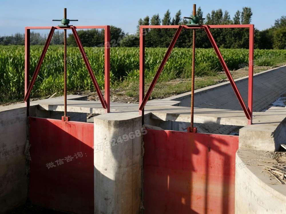 海南玉米地双门铸铁闸门