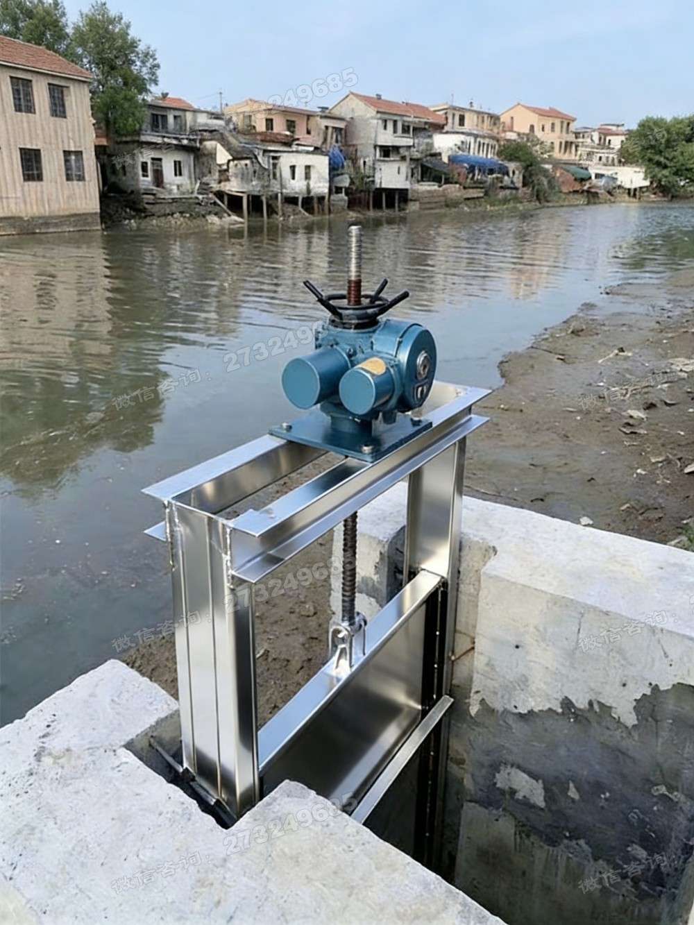 常宁河岸不锈钢闸门