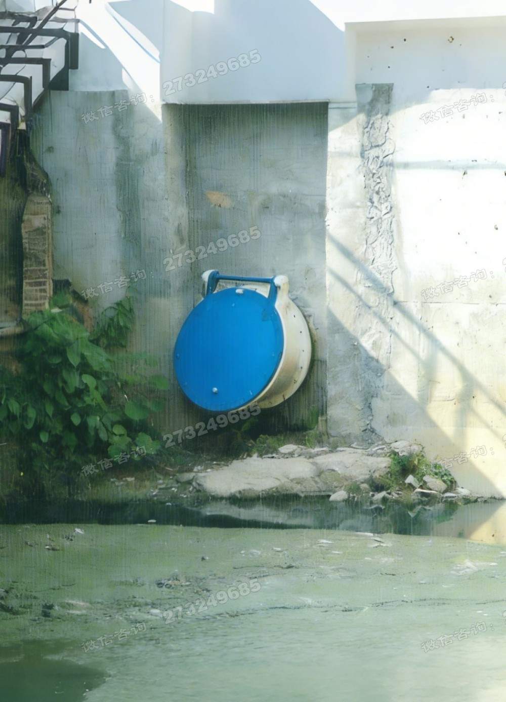 斗门河道铸铁拍门