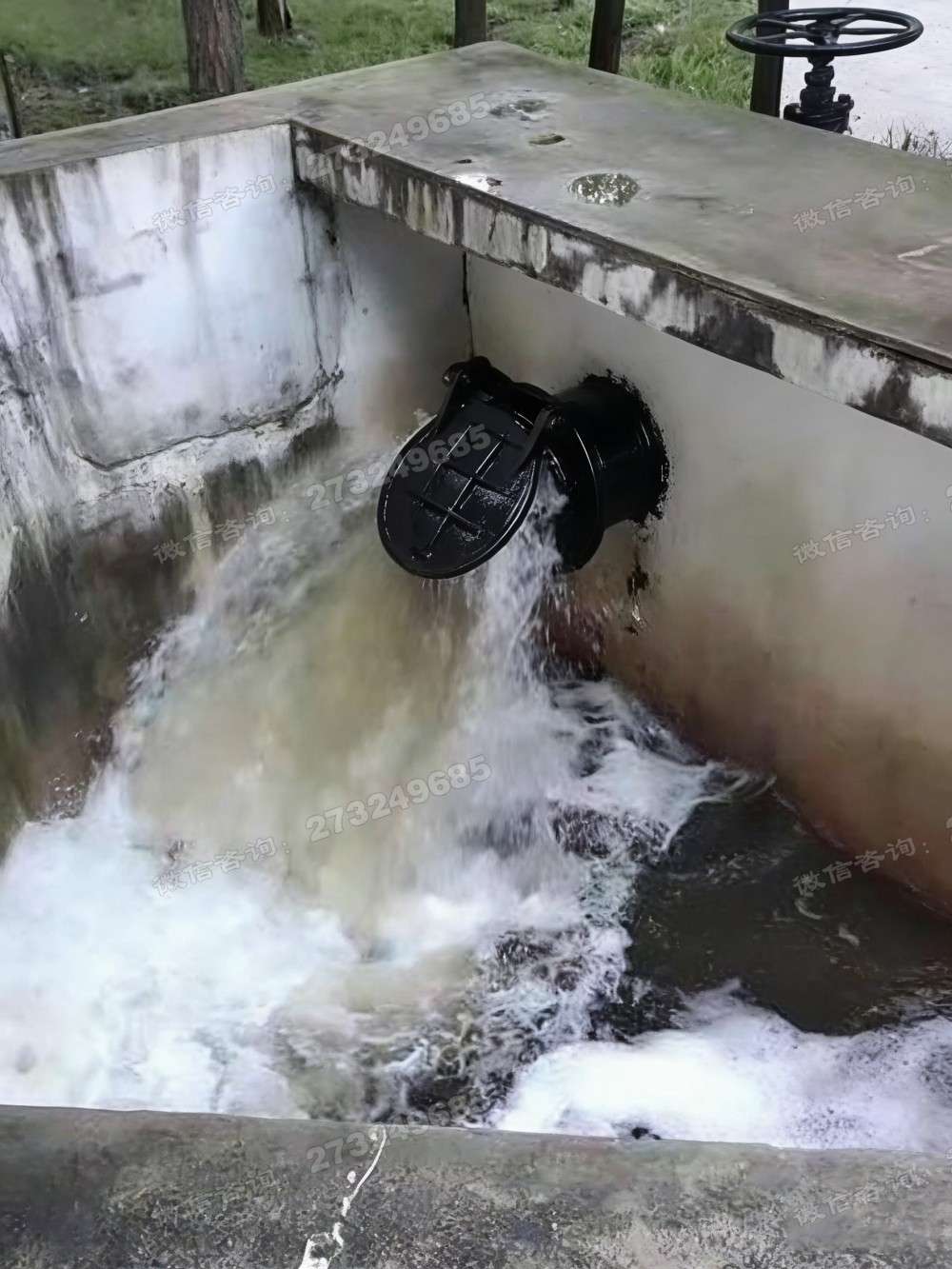 环翠铸铁管道拍门