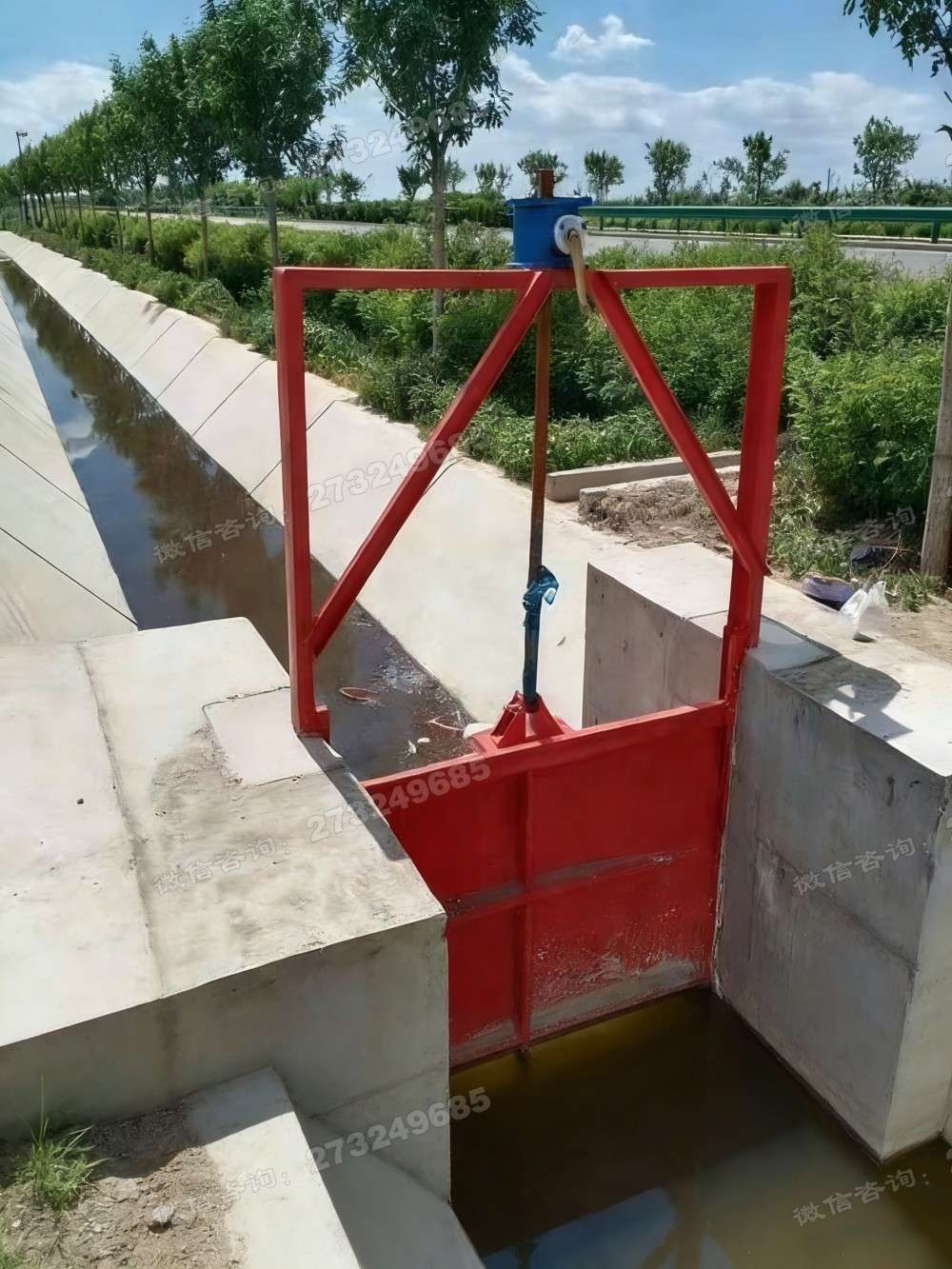 郑州圆管出口闸门