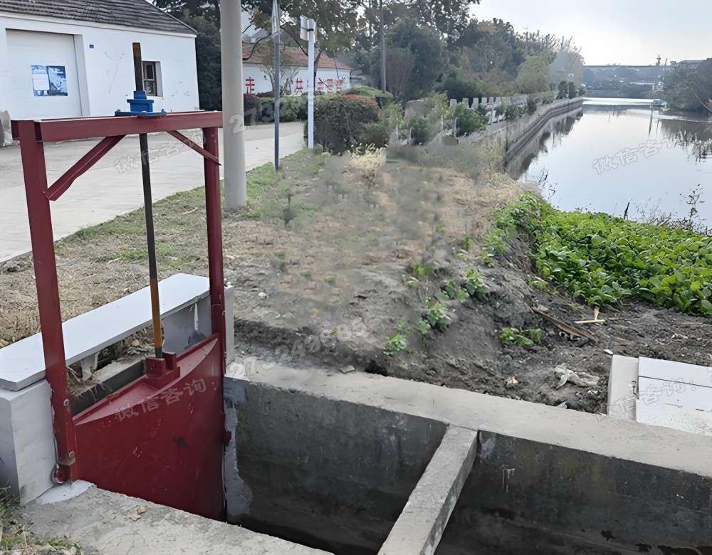佛山河道边渠道铸铁闸门